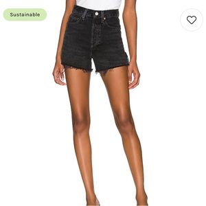 Agolde Dee Shorts Black Size 27